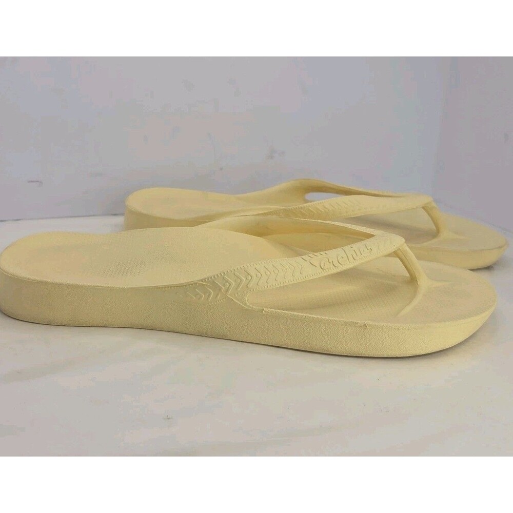 Archies Orthopedic Yellow Sandals Mens Sz 9 Womens 10 Comfort Shoes Slip On